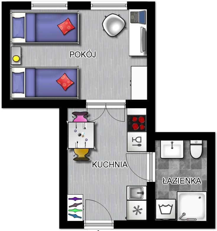 Apartament 100M Od Morza سوبوت المظهر الخارجي الصورة